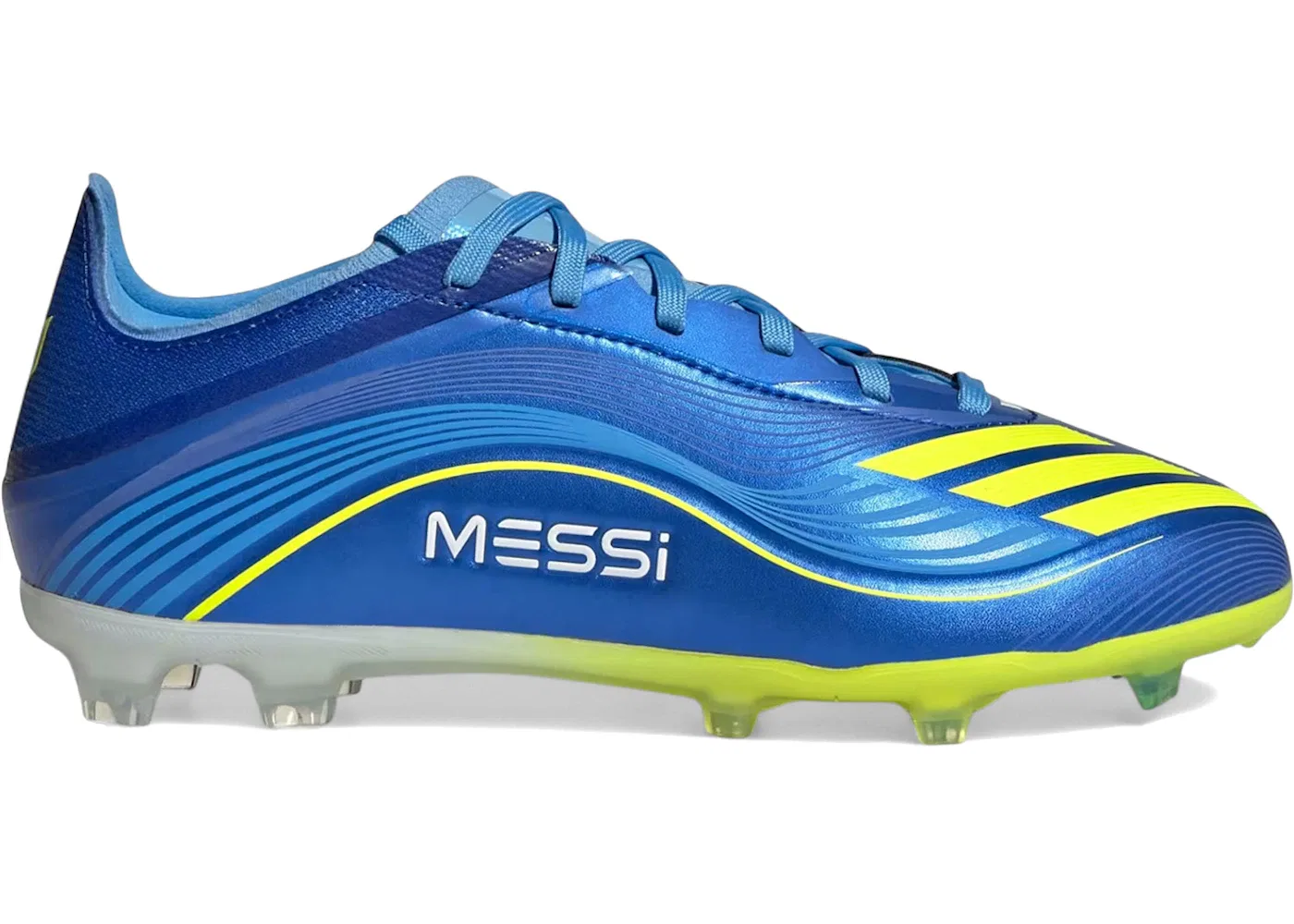 Детские бутсы с длинным рукавом Adidas F50 Elite FG, Royal Blue/Solar Yellow/Semi Blue Burst