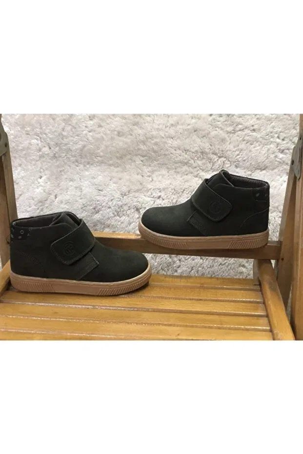 Детские ботинки для девочек ортопедические Mini Angel, Haki Green