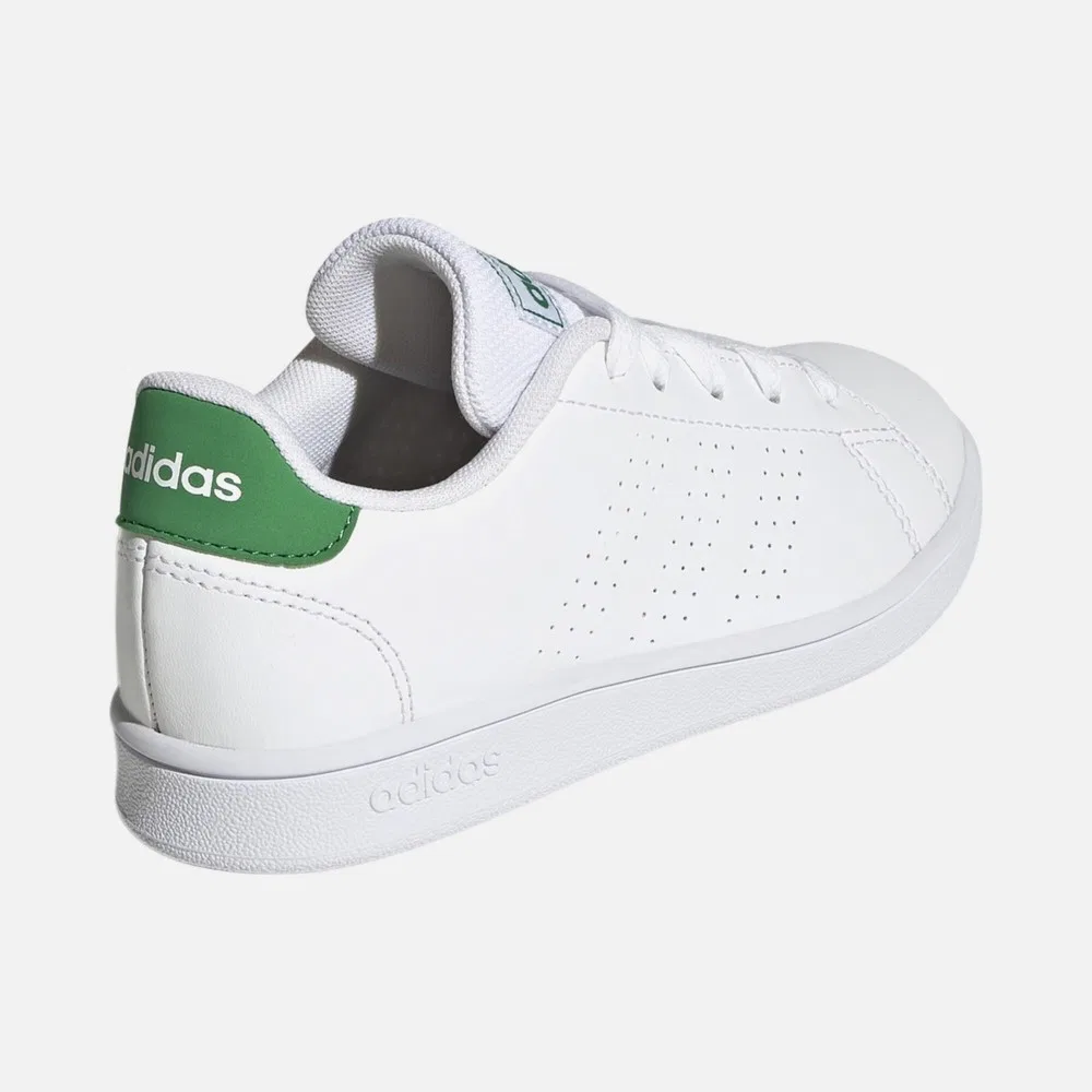 Детские спортивные кроссовки на шнуровке с искусственной кожей Advantage Lifestyle Court Lace adidas — фото 3