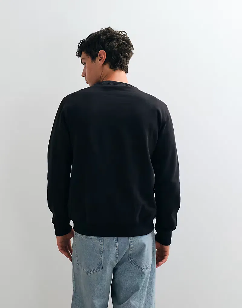 Толстовка Adidas Originals Trefoil Essentials с небольшим логотипом, черный — фото 4