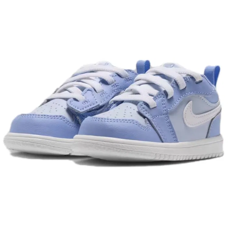 Детские кроссовки для мальчиков кожаные Jordan Air Jordan 1, Blue — фото 3