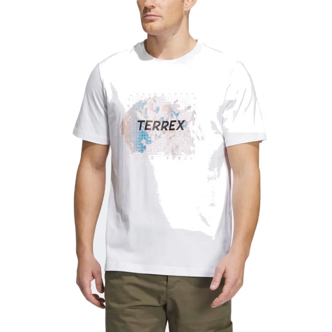 Футболка с принтом Terrex Adidas, белый — фото 3