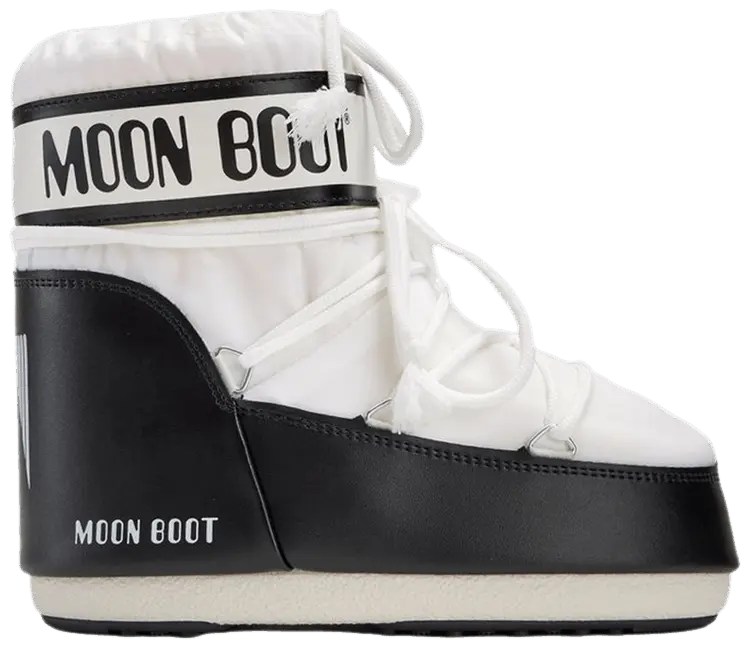

Нейлоновые низкие ботинки Moon Boot Icon, белый
