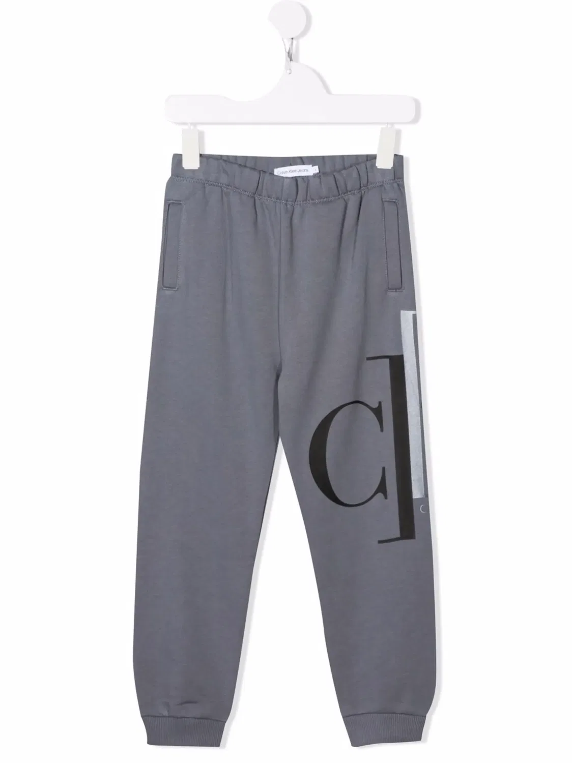 Трек-панталоны с логотипом Calvin Klein, серый