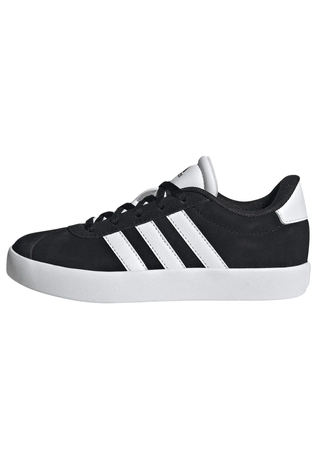 Детские кроссовки для мальчиков с липучкой Vl Court 3.0 Adidas, Black White