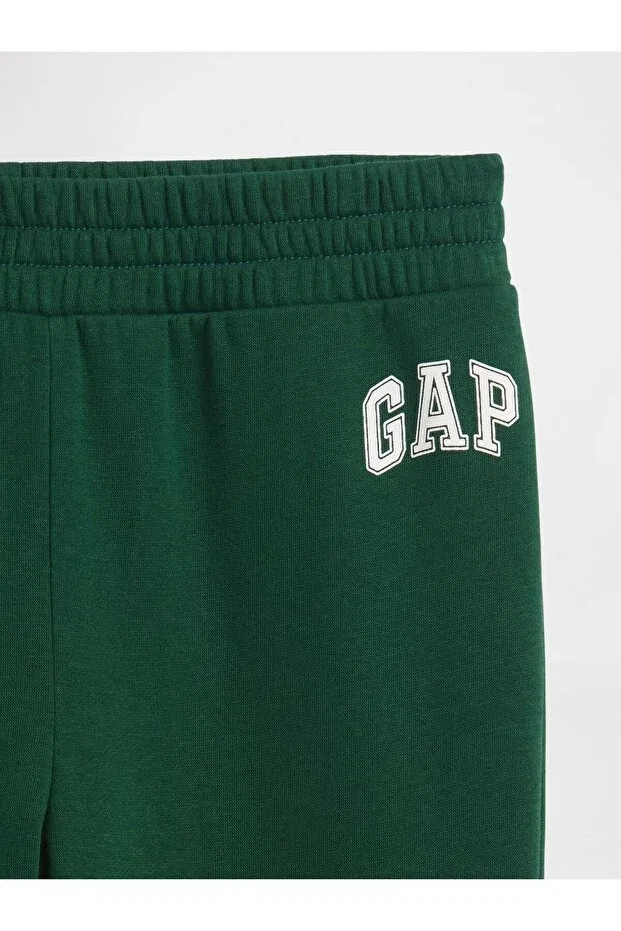Детские спортивные штаны для девочек с принтом Gap, Green-002 — фото 2