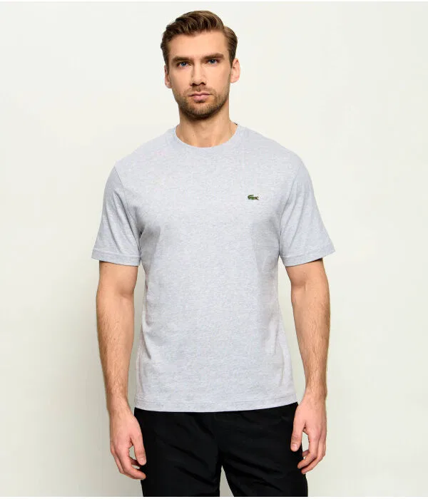 Мужская футболка хлопковая Lacoste, серый