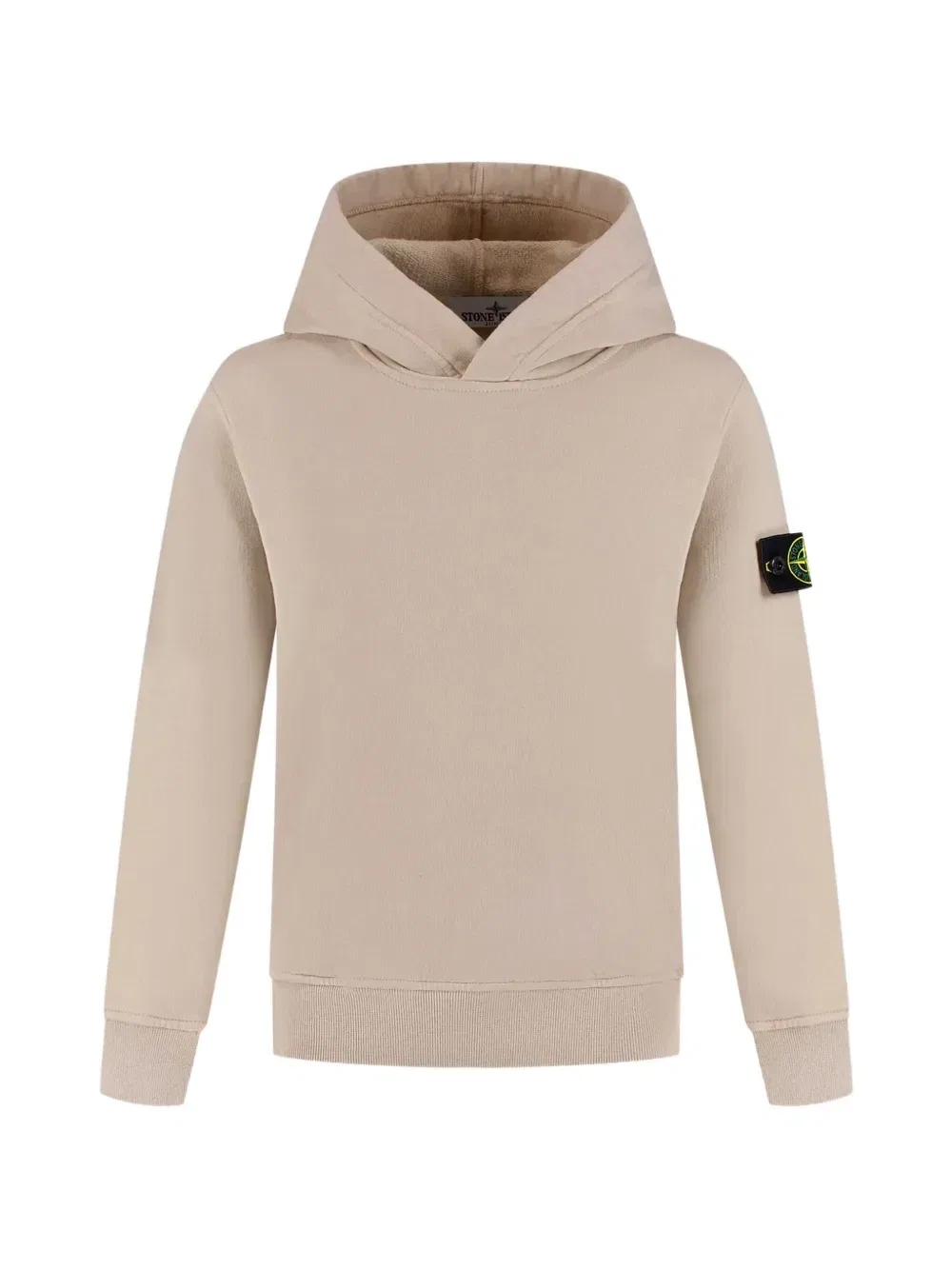 Толстовка с нашивкой-компасом Stone Island Junior, бежевый