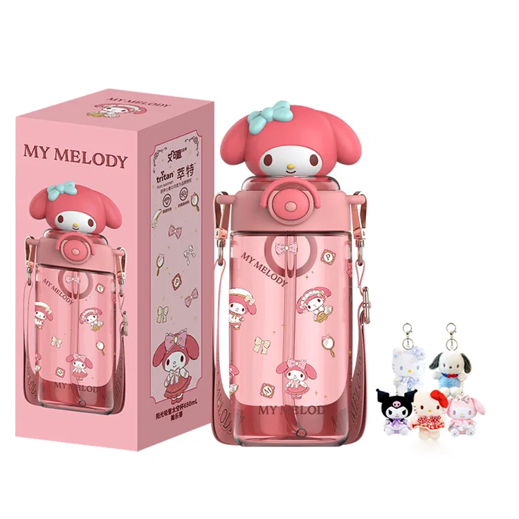 Детская кружка с крышкой 650 мл My Melody Sanrio, White