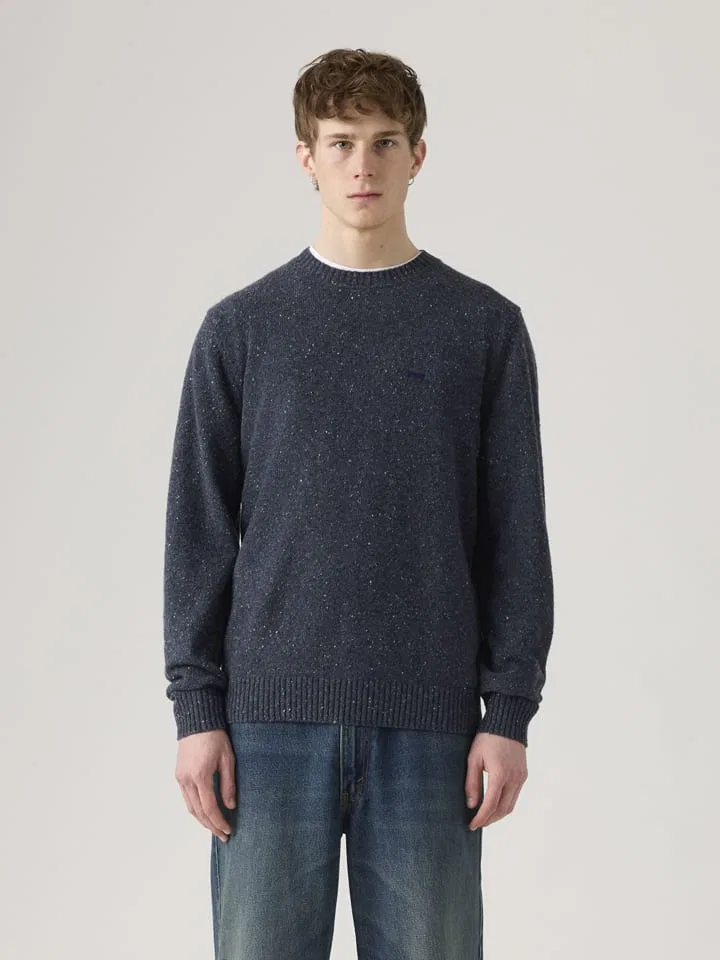 Мужской свободный пуловер меланж Levi's, Dark Blue