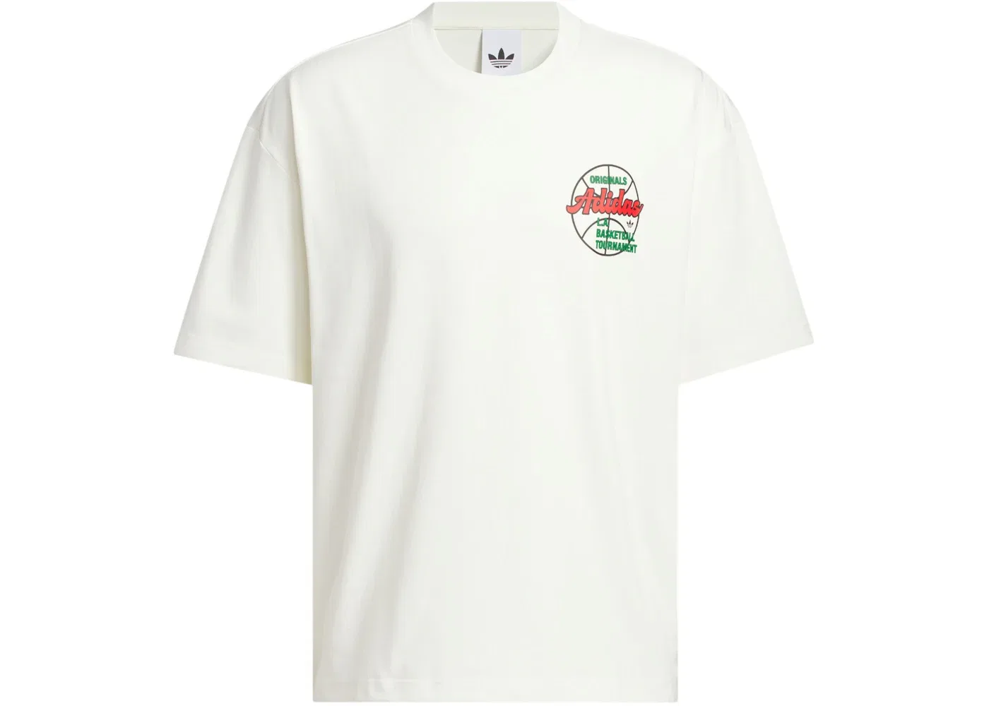 Футболка с принтом Tee Adidas, Off White