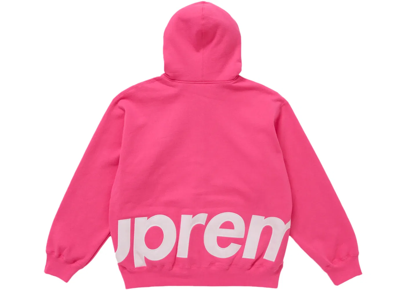 Мужская худи с принтом Big Logo Supreme, Magenta — фото 2