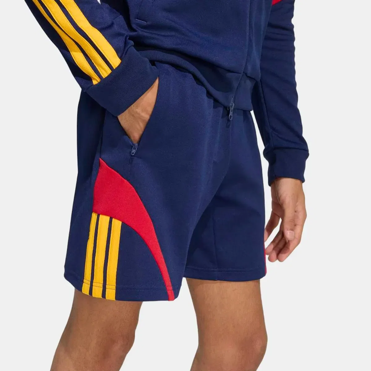 Мужские шорты с принтом House of Tiro Nations Pack adidas, Azul — фото 4