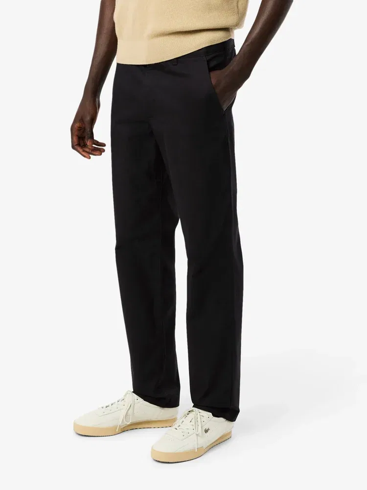 Чиносы Regular Fit LACOSTE, Black — фото 2