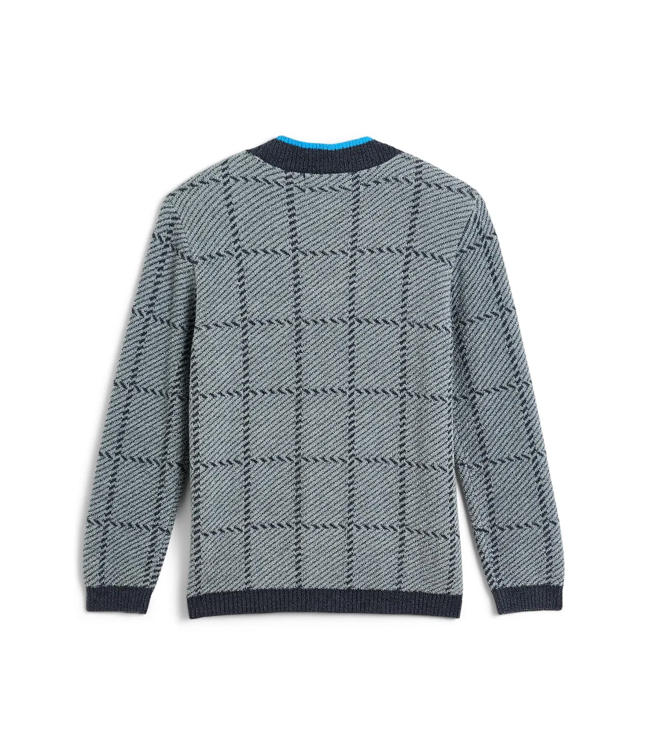Кардиган Cozychic Ultra Lite в клетку (для малышей) Barefoot Dreams Kids, Indigo Multi — фото 2