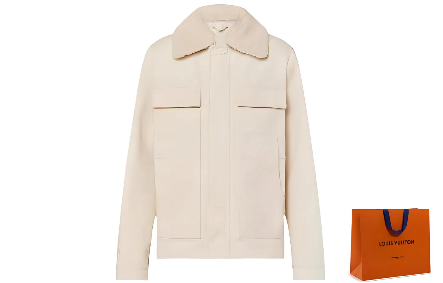 Мужская джинсовая куртка с монограммой Lv Monogram Workwear Denim Jacket, LOUIS VUITTON