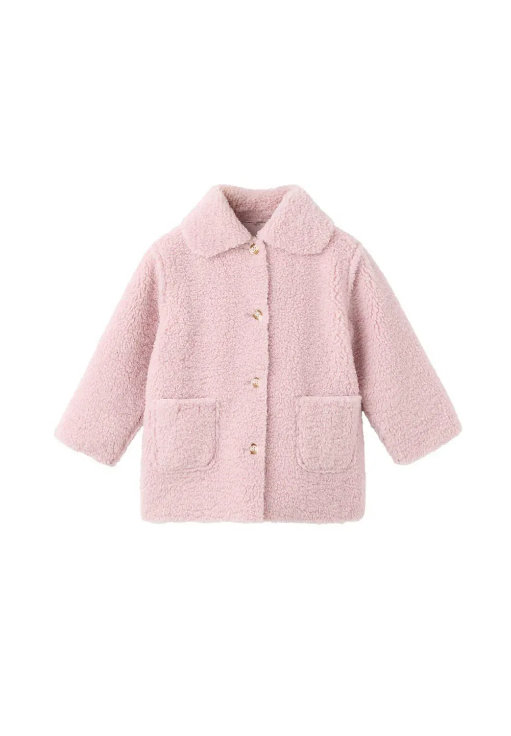 Детская флисовая куртка Mango Kids, Pink