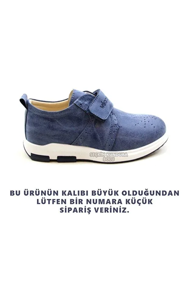 Детские туфли для девочек кожаные Vicco, Blue