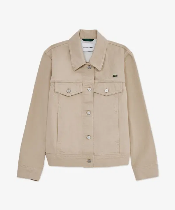 Блейзер Lacoste Деним, классический крой, синий