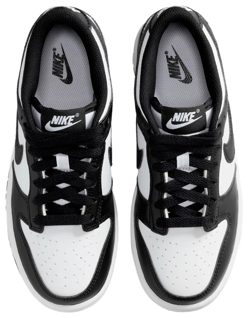 Кроссовки для мальчиков Nike Dunk Low N, белый/черный — фото 4