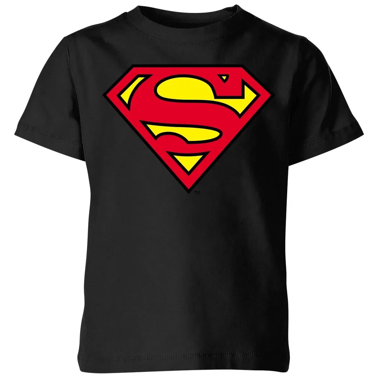 Детская футболка с принтом Superman Shield Zavvi, Black