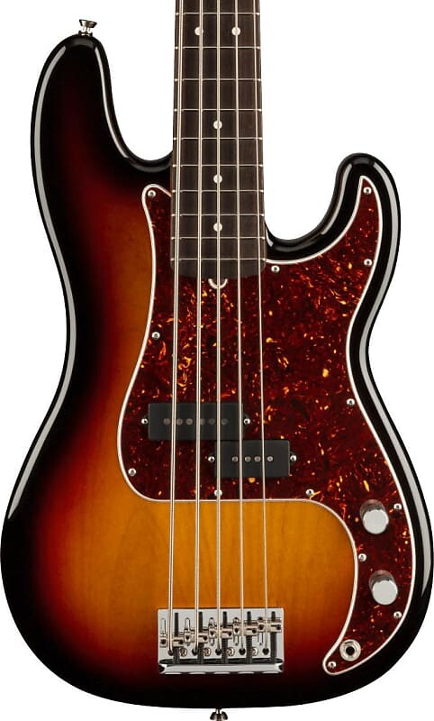 

Fender American Professional II Precision Bass V - 3 цвета Sunburst с палисандровой накладкой 0193960700