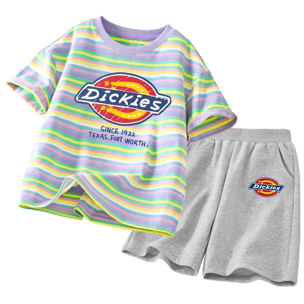 Детский спортивный комплект с принтом Sweetheart Green+S Logo K Gray, Dickies, Sweetheart Green+S Logo K Gray — фото 3