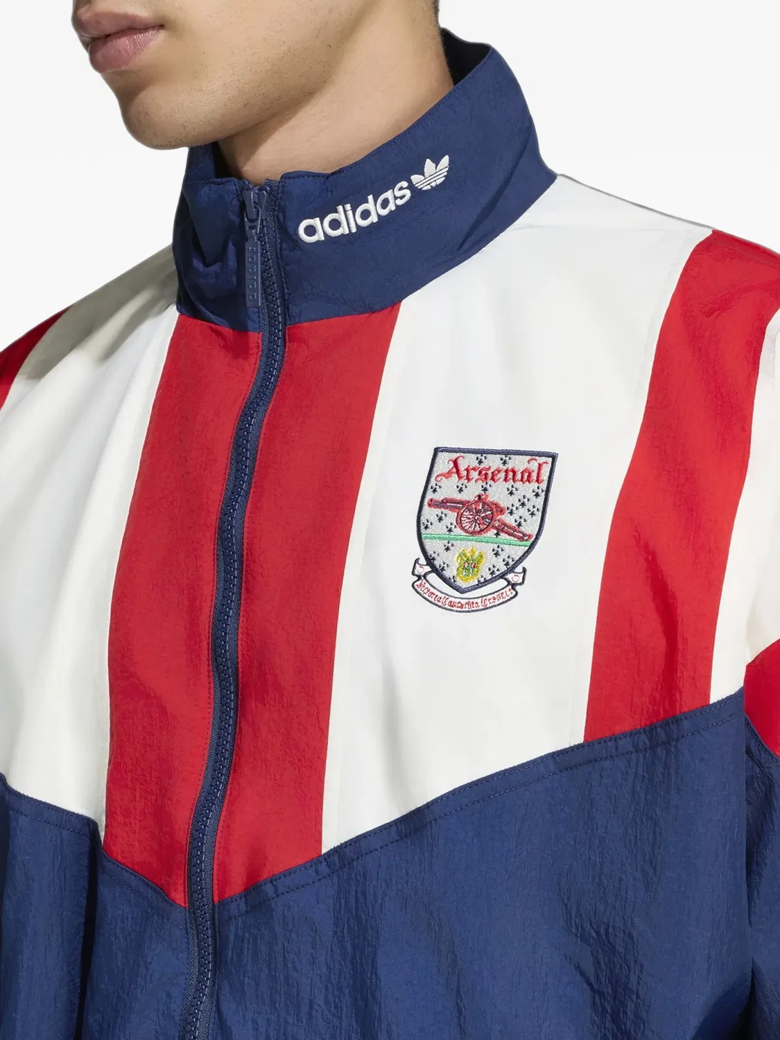 Трек-куртка EQT синяя Adidas, синий — фото 2