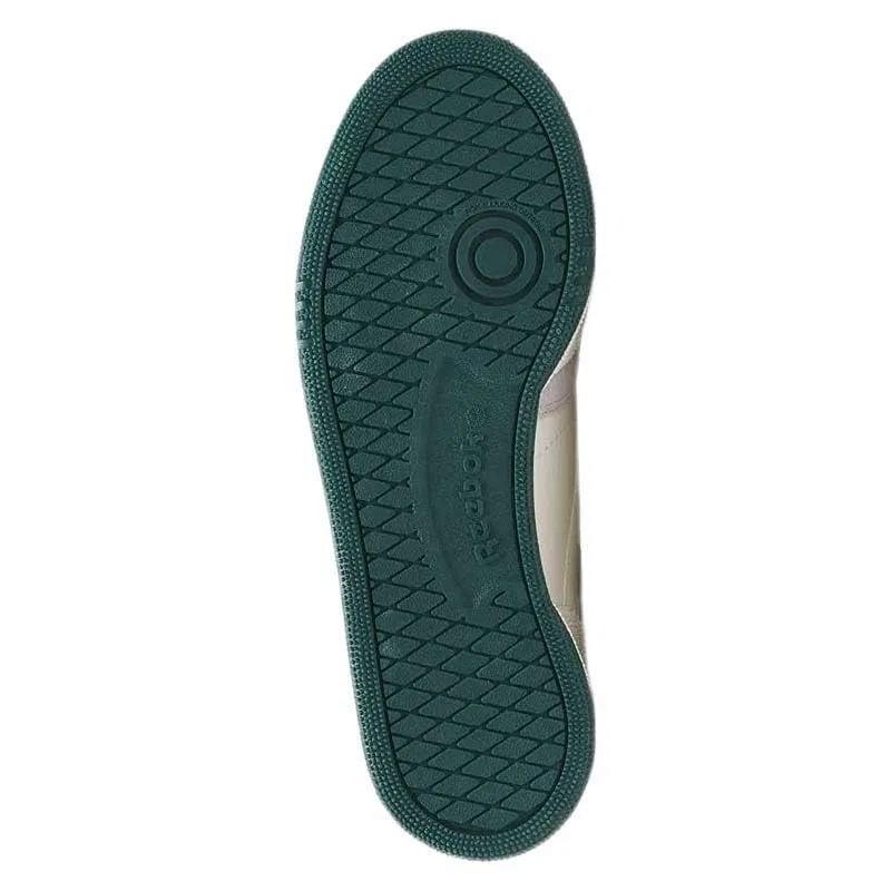 Детские кроссовки для мальчиков с низким вырезом Club C Reebok, Chalk Grey1 Frostgreen — фото 2