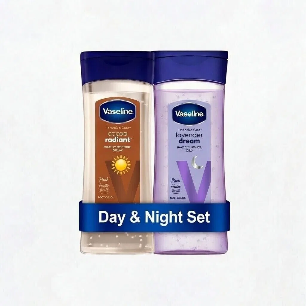 Набор масел для тела Cocoa Radiant и Lavender Dream, Vaseline, 2 x 200 мл