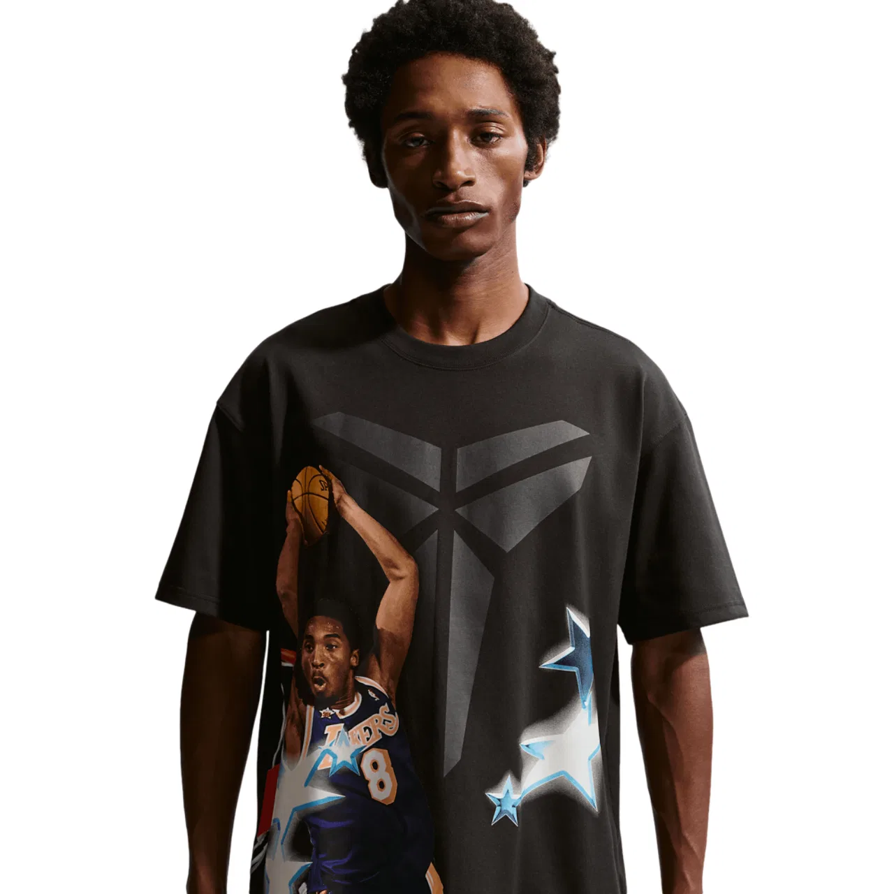 Футболка мужская Nike Kobe Dri-FIT M90 All Star Weekend, цвет Gray/Purple/Black — фото 3
