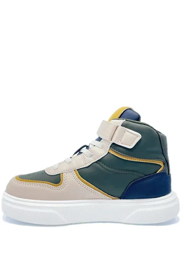 Детские ботинки для девочек на липучке Extra Light Chicago Boy's Sports Boots Kidx, Khaki — фото 4