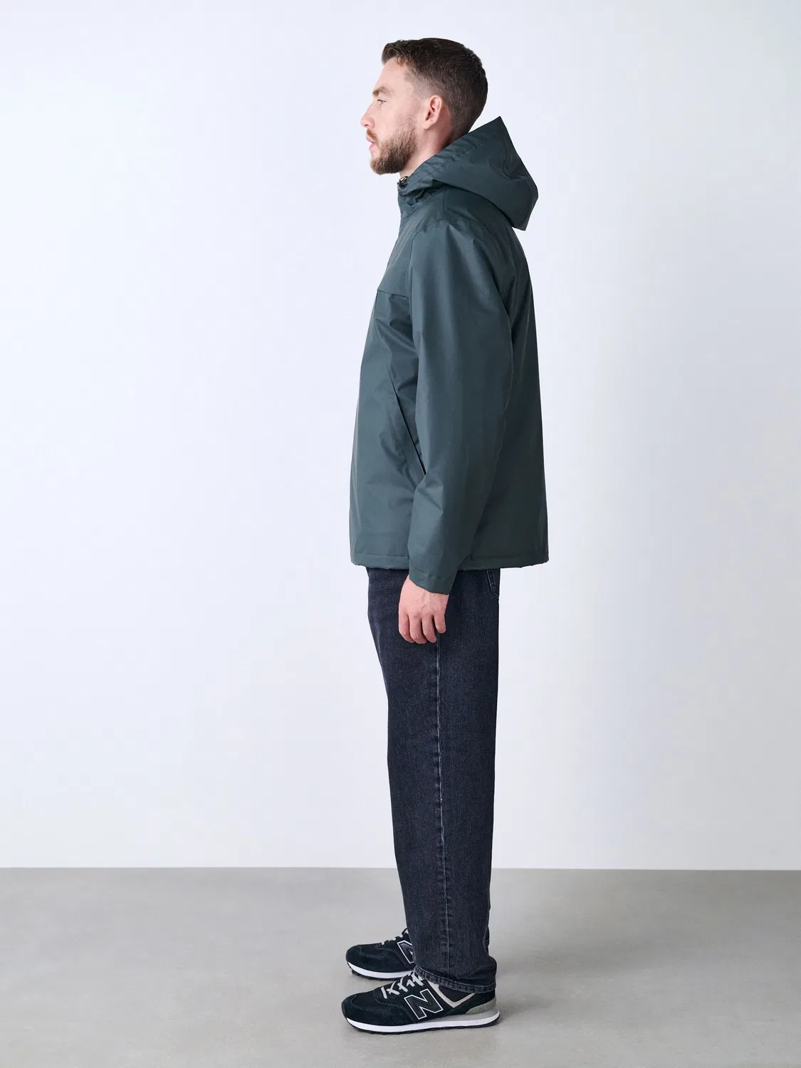 Джинсы Relaxed Tapered Fit Vintage Wash Next, черный — фото 4
