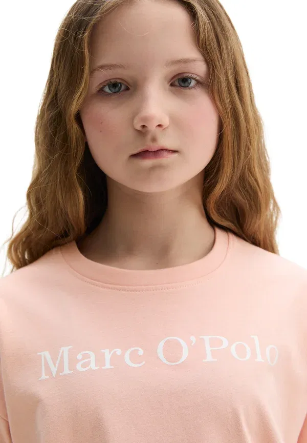 Футболка с принтом Print T-shirt, красный Marc O'Polo — фото 2
