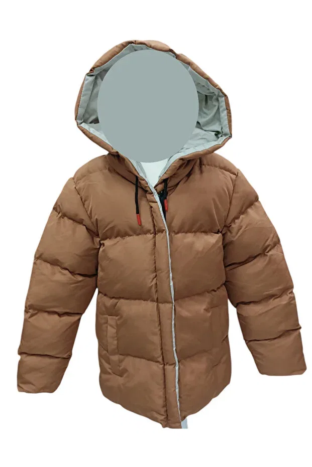 Детское пальто для девочек с капюшоном Irem Çocuk Giyim, Brown
