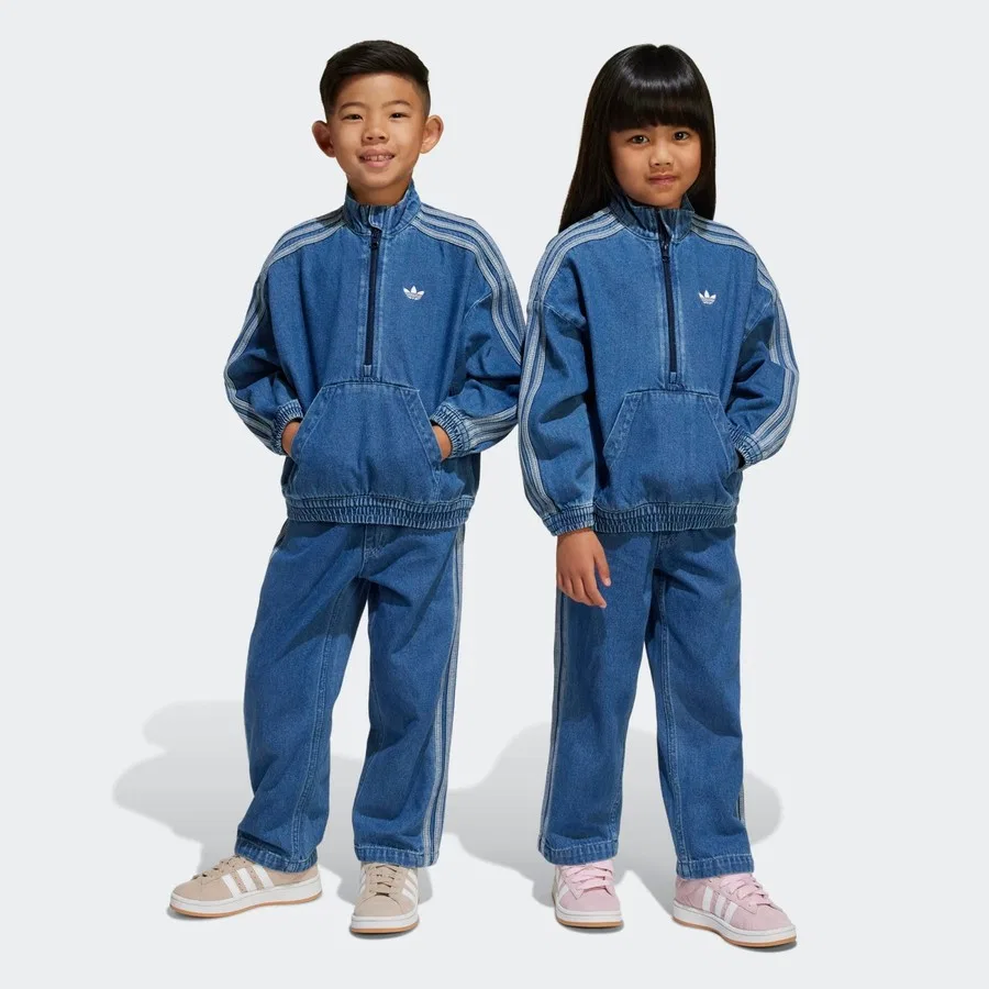 Детский спортивный комплект из двух предметов Denim Set adidas, Синий