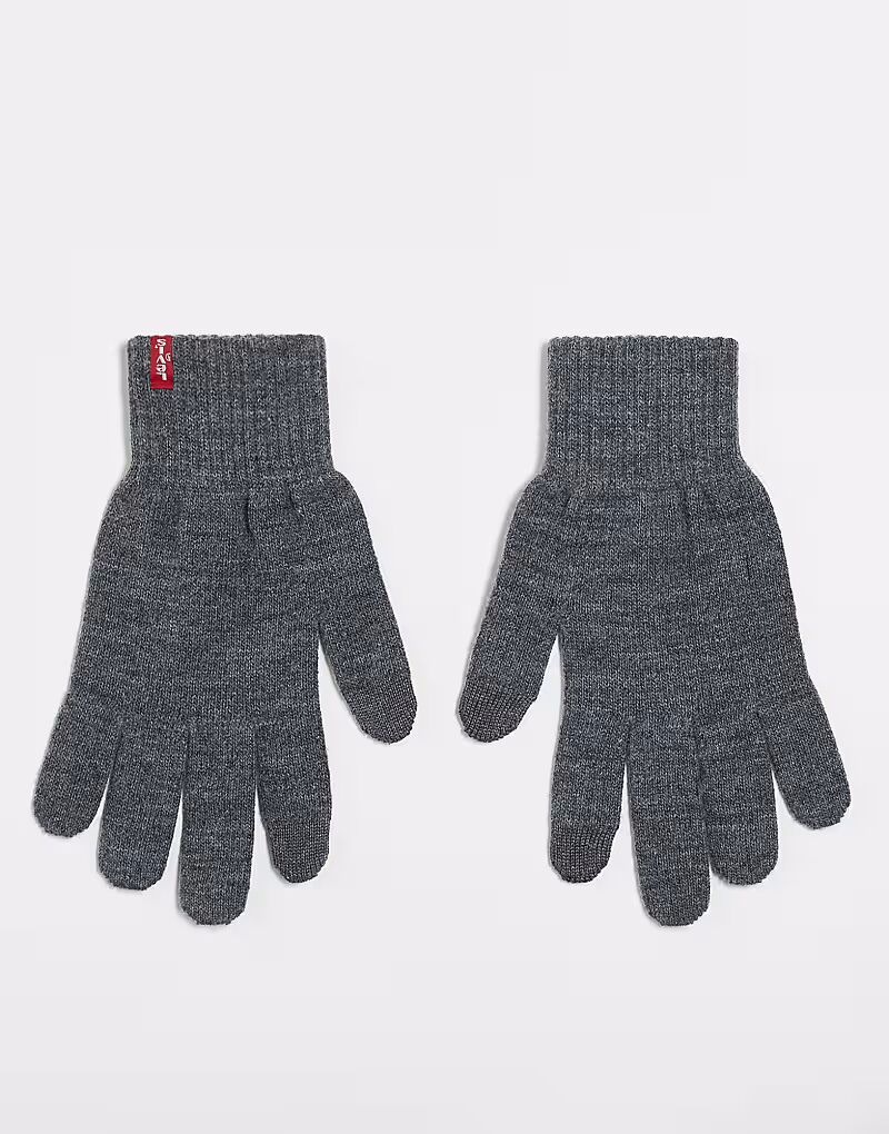 

Перчатки для сенсорных экранов Red Tab серого цвета Levi'S