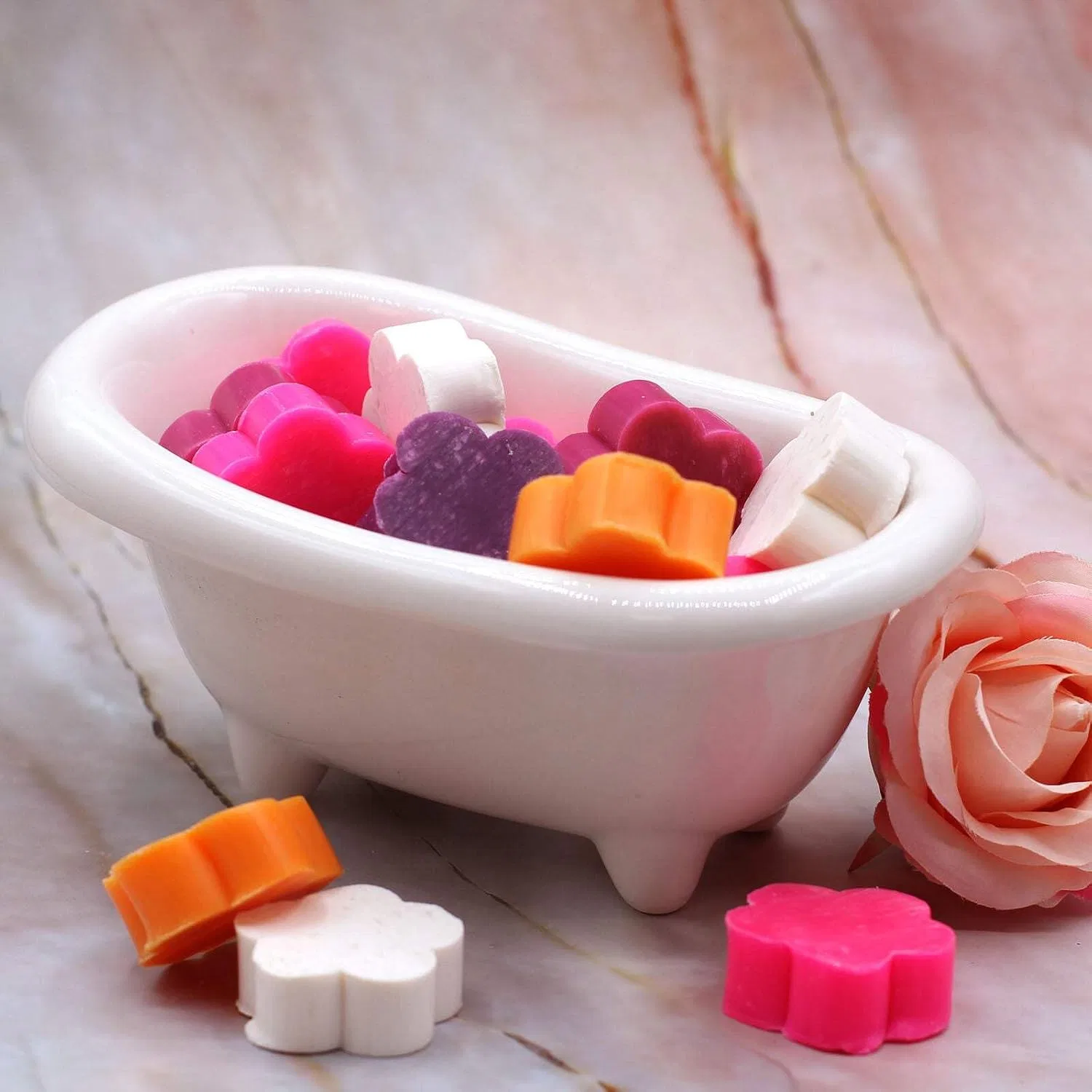 Мыло Flower Guest Soaps Geranium, Ancient Wisdom, 1 шт — фото 3