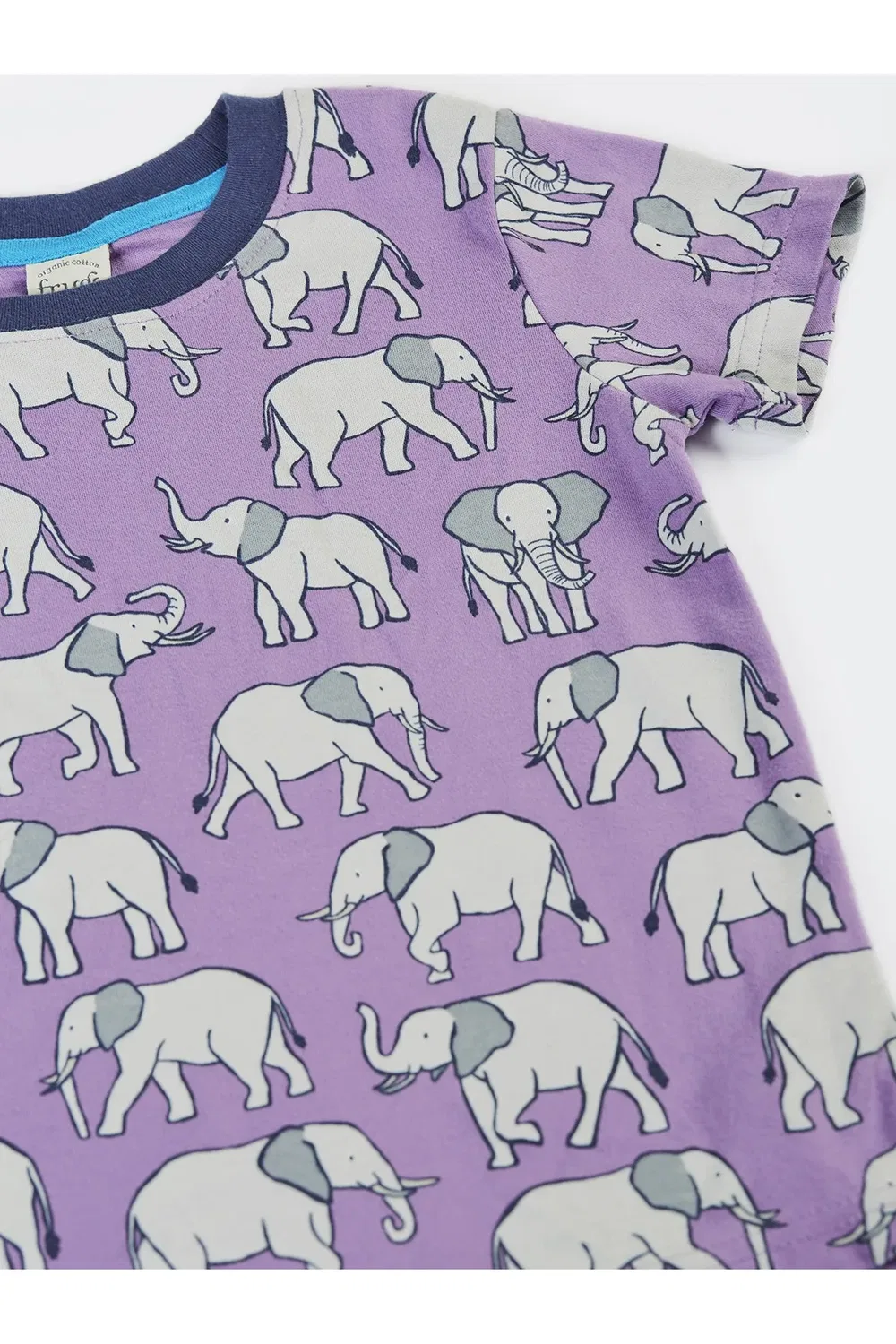 Детская футболка с принтом Lake Frugi, Purple — фото 3