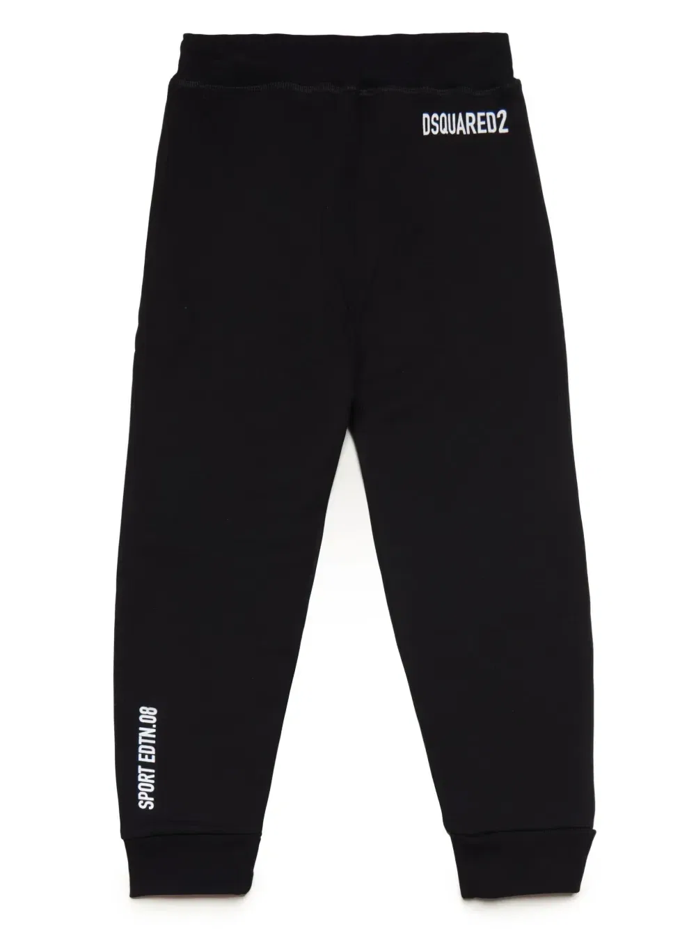 Спортивные брюки с нашивкой-логотипом Dsquared2 Kids, черный — фото 2