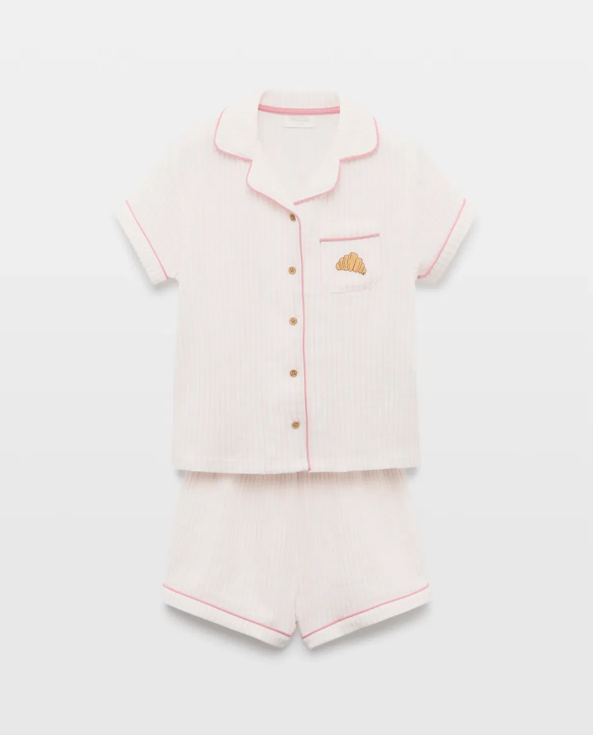 Детская пижама для девочек с длинным рукавом Cotton Juice, Rosa — фото 4