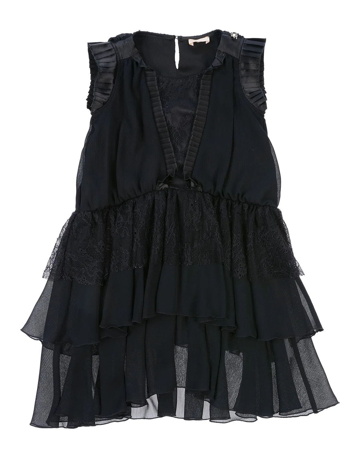 Детское платье для девочек кружевное Elisabetta Franchi, черный