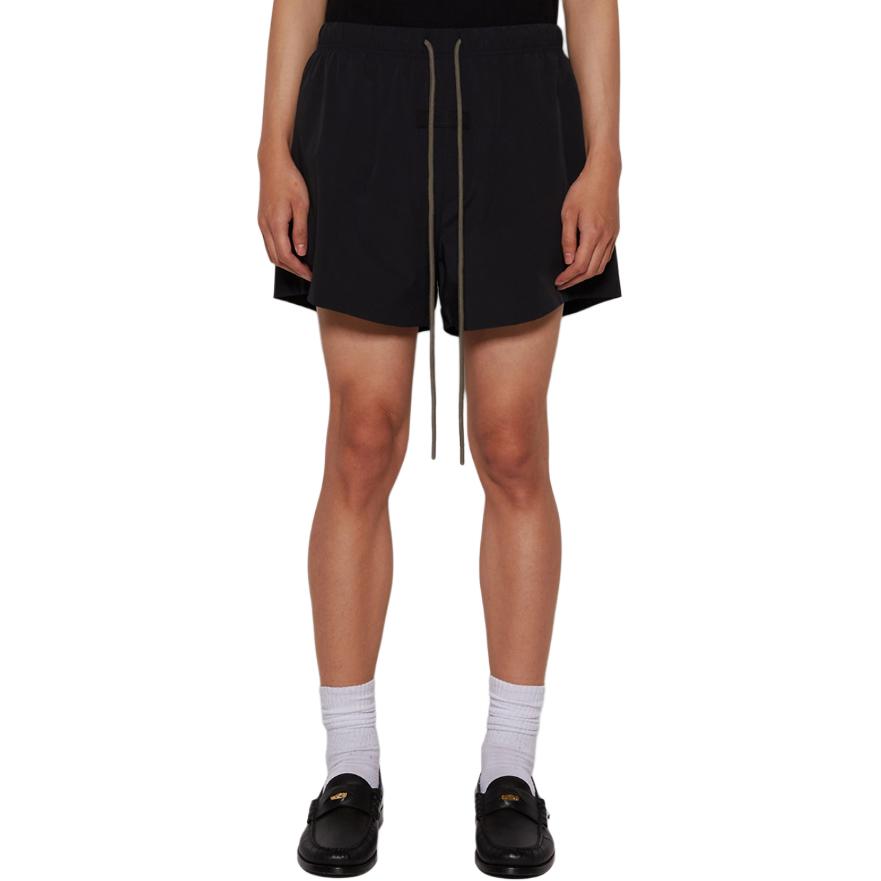 Футболка Core Collection Nylon Running Short Fear Of God Essentials, цвет Dark Wood Black/Black — фото 4