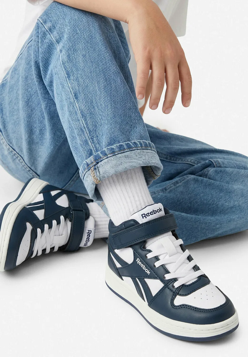 Кроссовки для мальчика 5907964197041 - высокие кроссовки Reebok, White