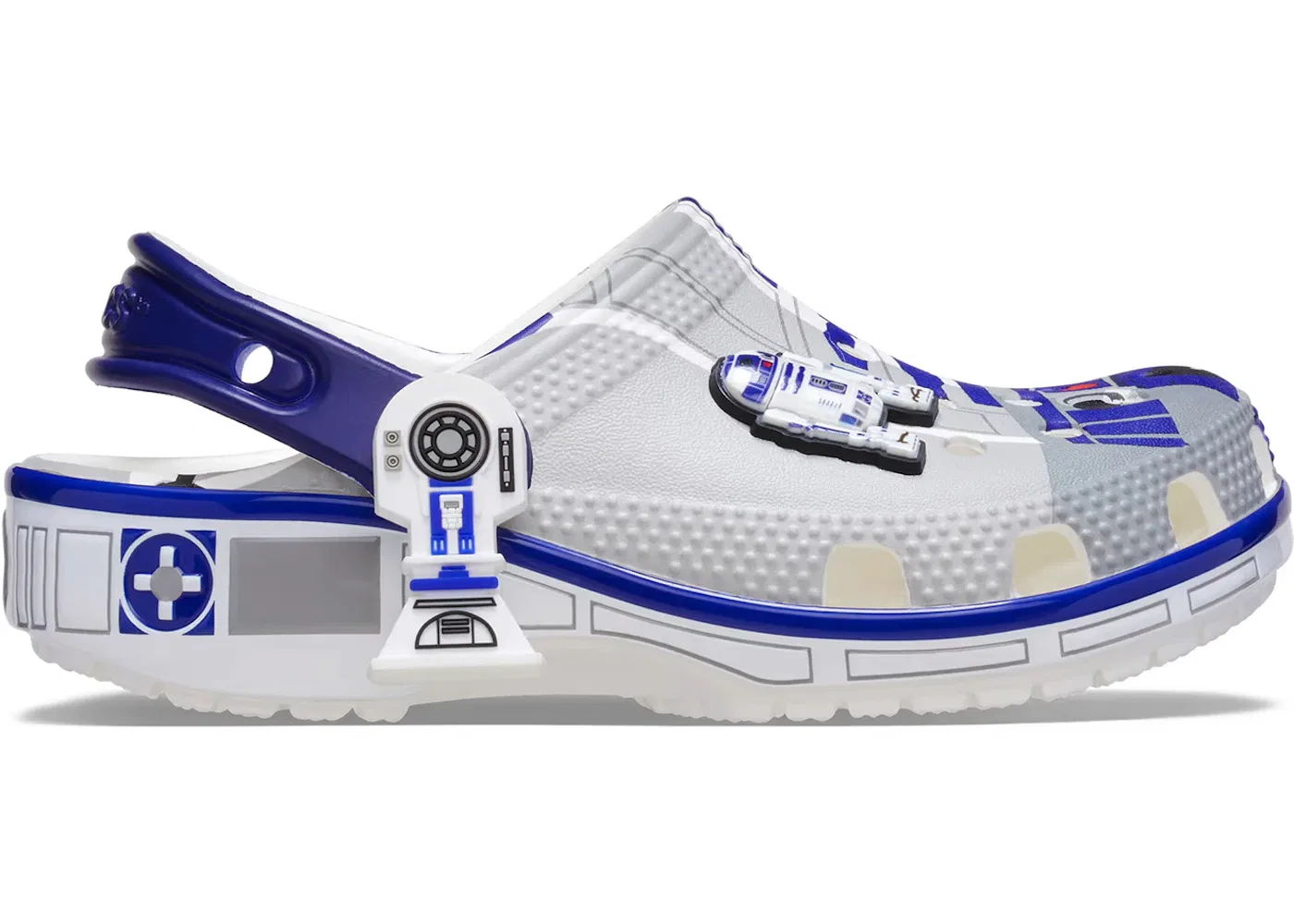 Детские сабо-клоги Star Wars R2-D2 Crocs, White/Blue/Light Grey