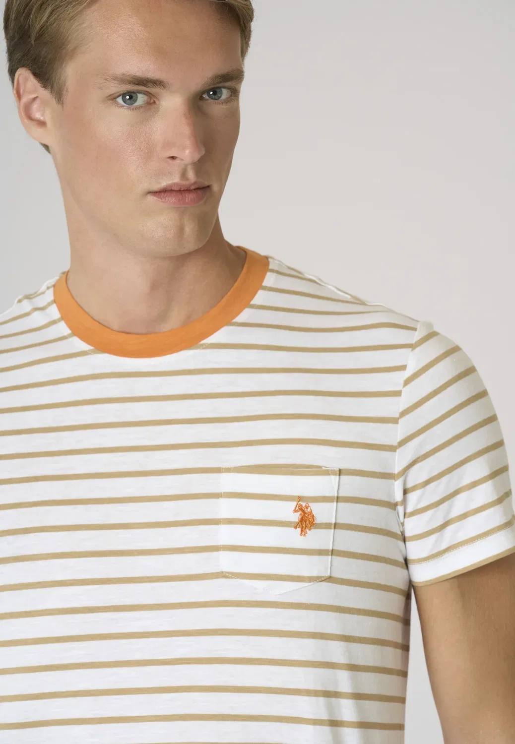 Футболка с принтом U.S. Polo Assn., Multicolore — фото 4