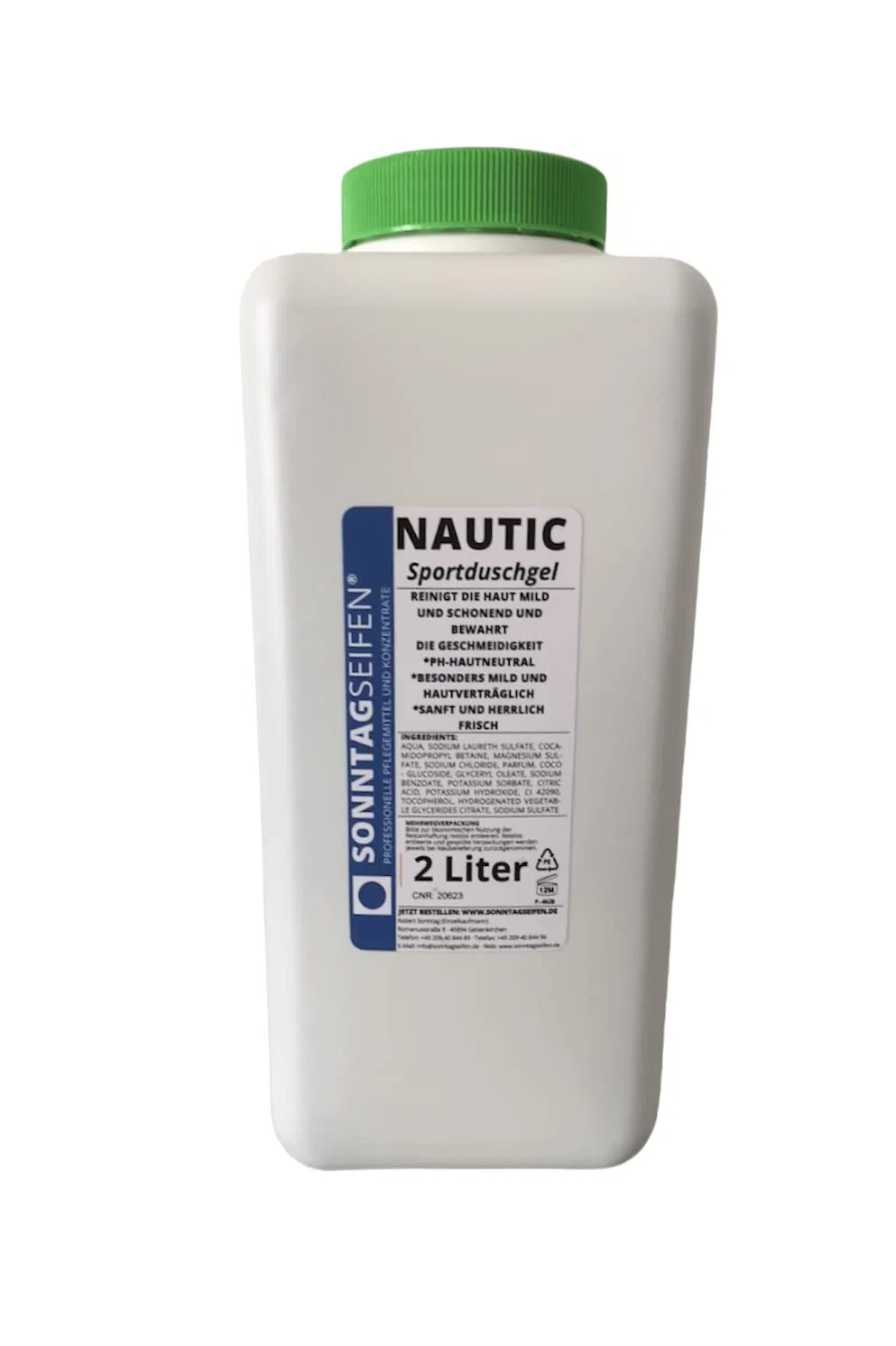 Гель для душа спортивный Nautic Sonntagseifen, 2000 мл