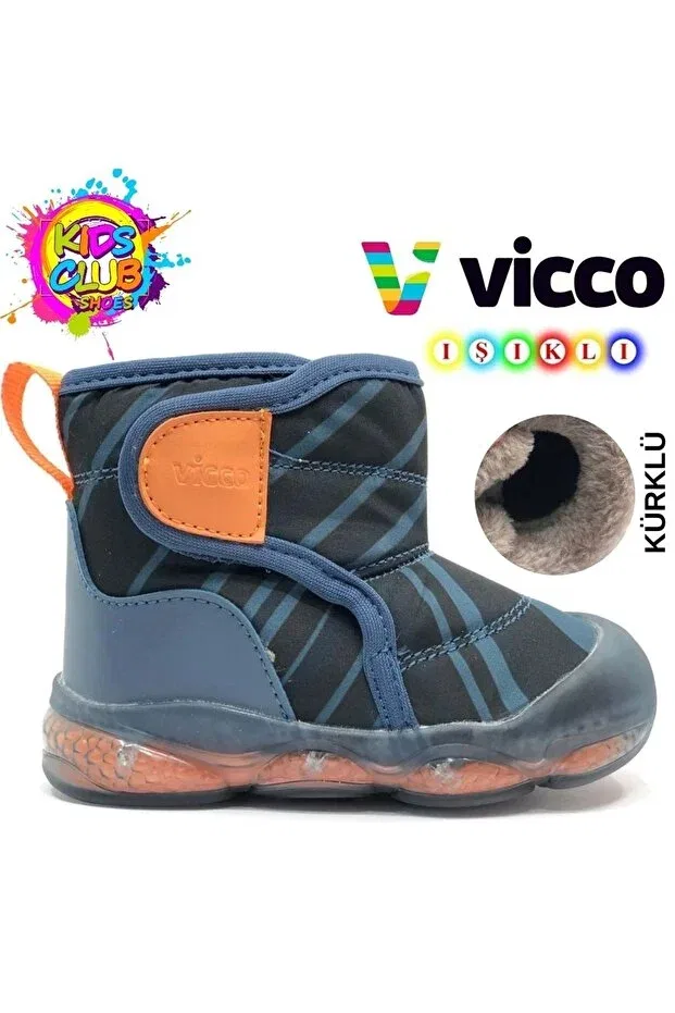 Детские сапоги для девочек с ортопедической стелькой Vicco, Multicolor