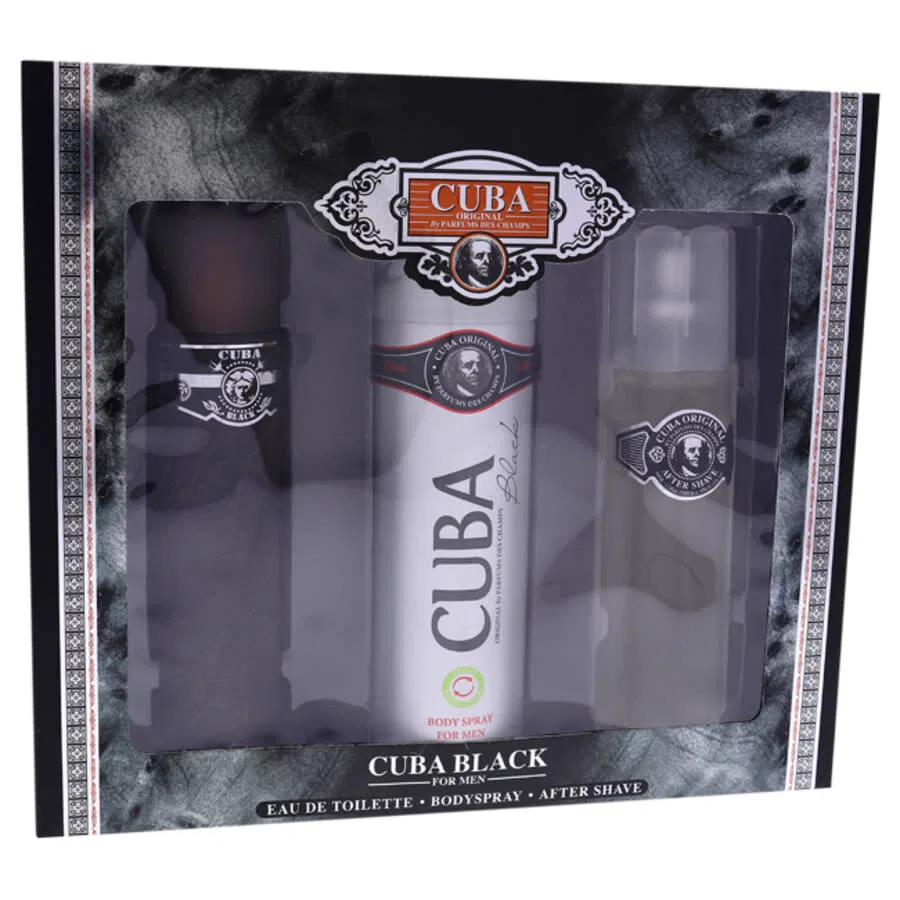 Мужской парфюмерный набор Cuba Black Cuba Originals