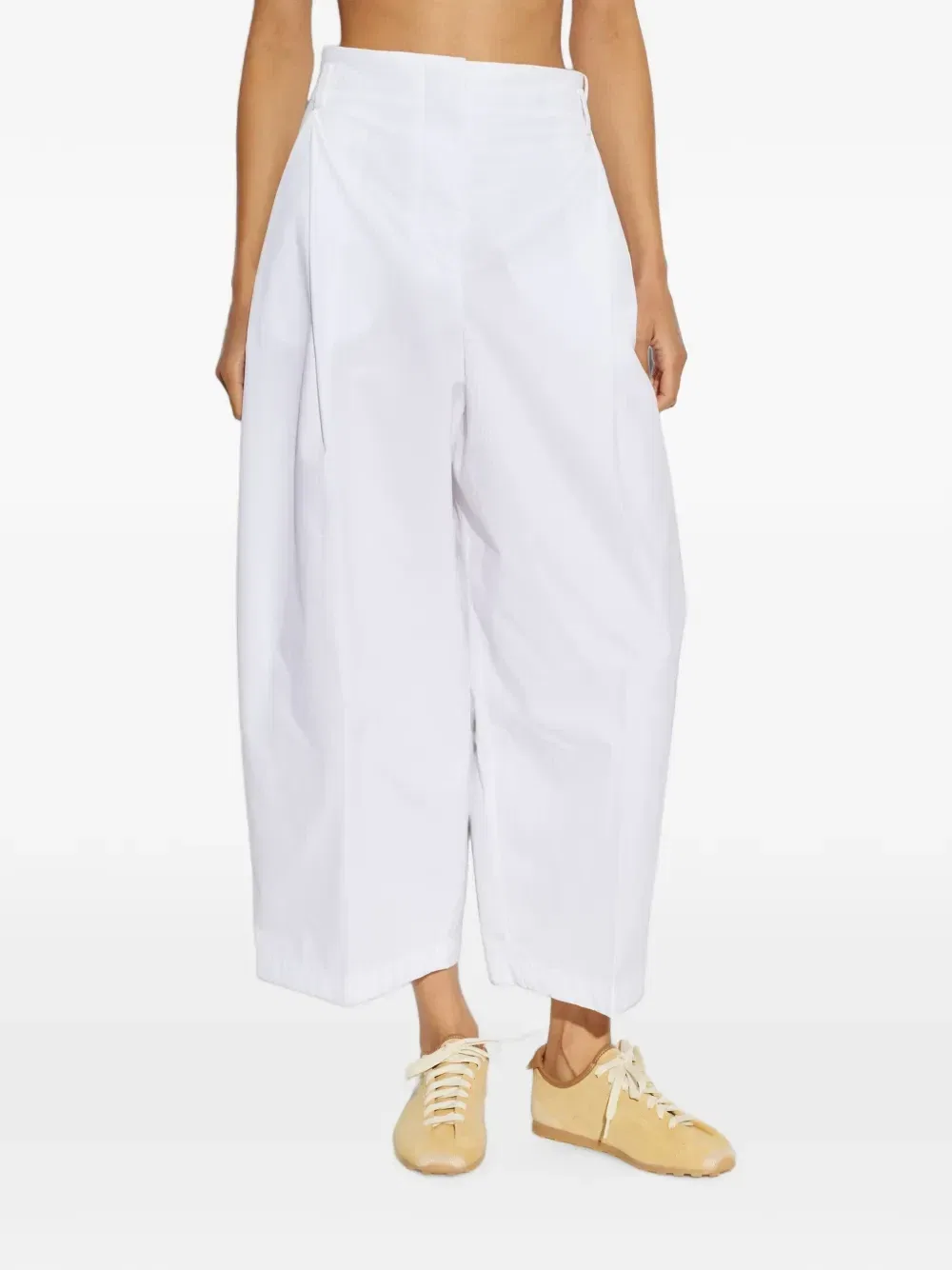 Брюки прямого кроя Miami JACQUEMUS, белый